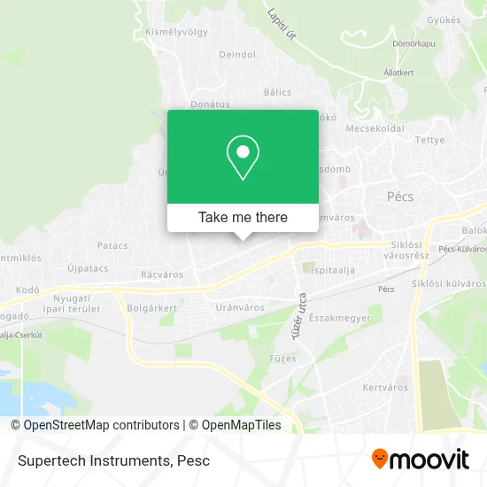 Supertech Instruments map