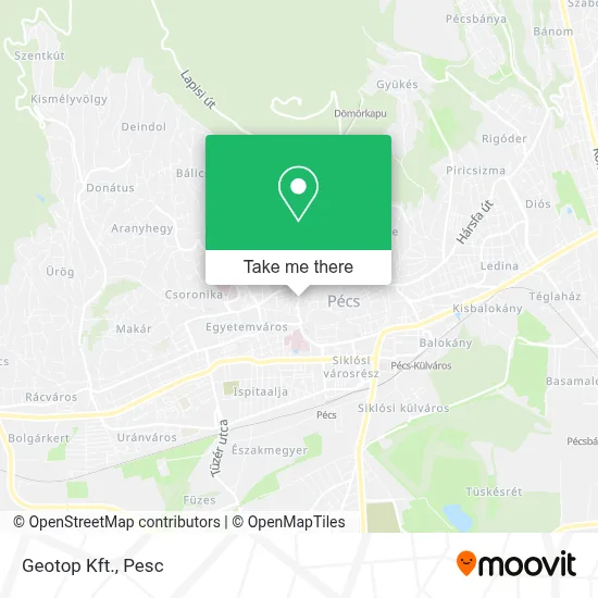 Geotop Kft. map