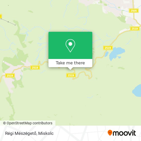 Régi Mészégető map