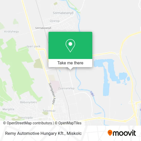 Remy Automotive Hungary Kft. map