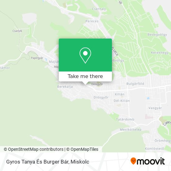 Gyros Tanya És Burger Bár map