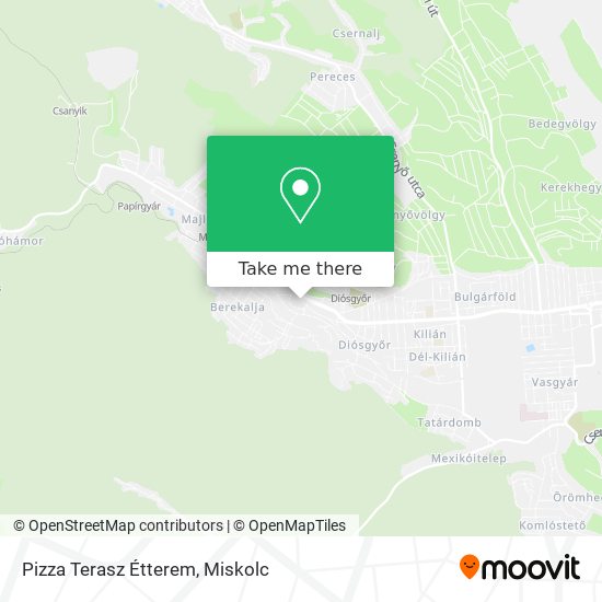 Pizza Terasz Étterem map