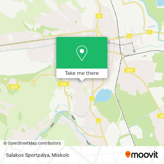 Salakos Sportpálya map