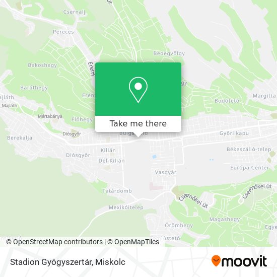 Stadion Gyógyszertár map