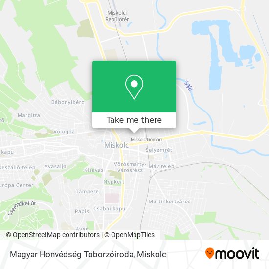 Magyar Honvédség Toborzóiroda map
