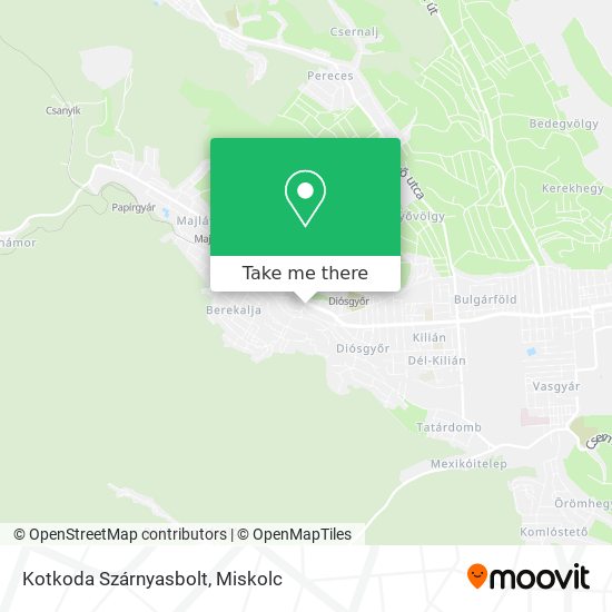 Kotkoda Szárnyasbolt map
