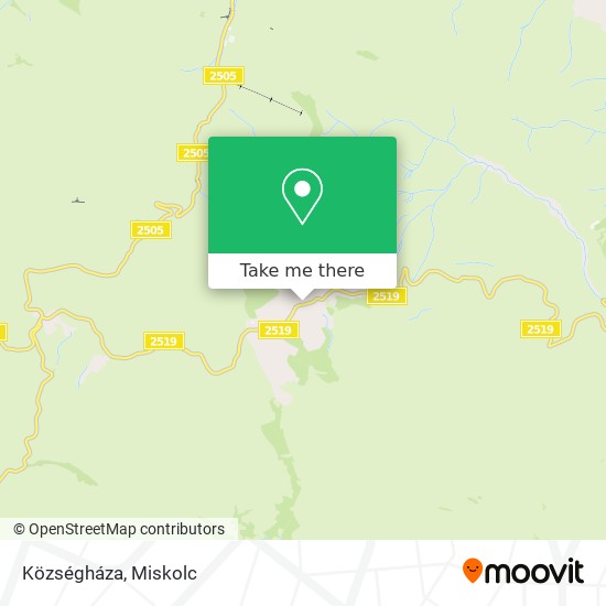 Községháza map