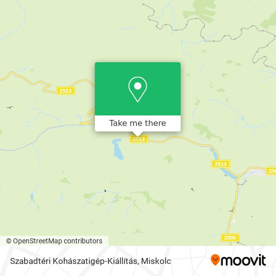 Szabadtéri Kohászatigép-Kiállítás map