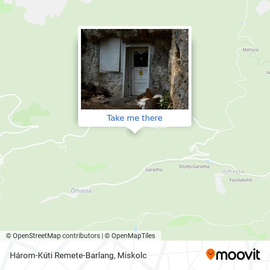 Három-Kúti Remete-Barlang map