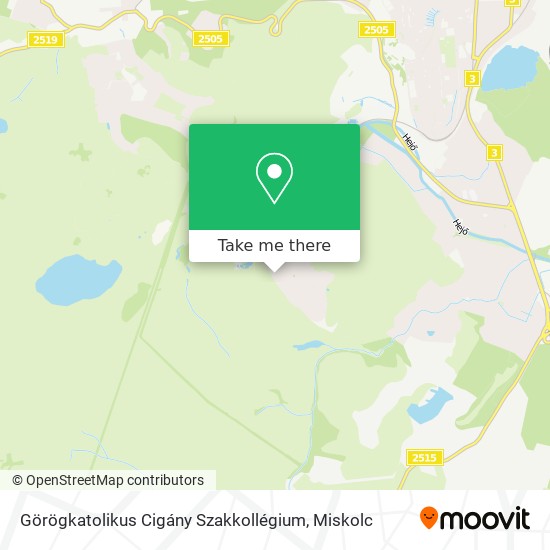 Görögkatolikus Cigány Szakkollégium map