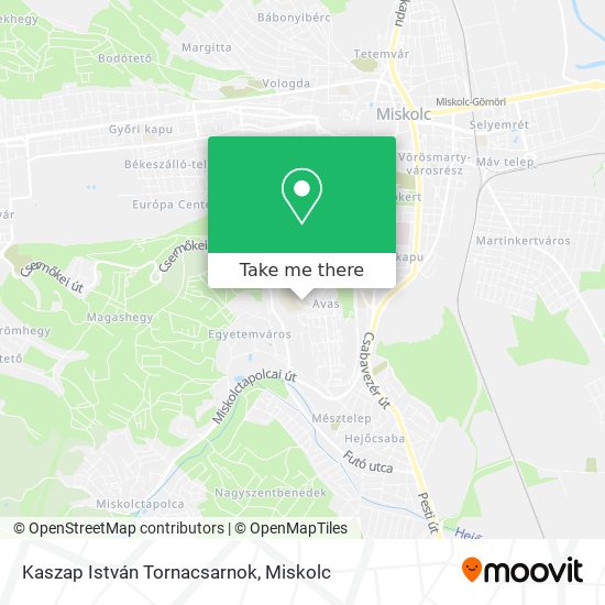 Kaszap István Tornacsarnok map