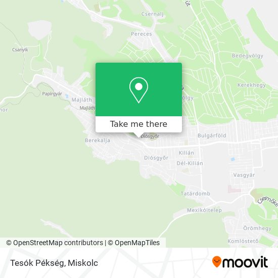 Tesók Pékség map