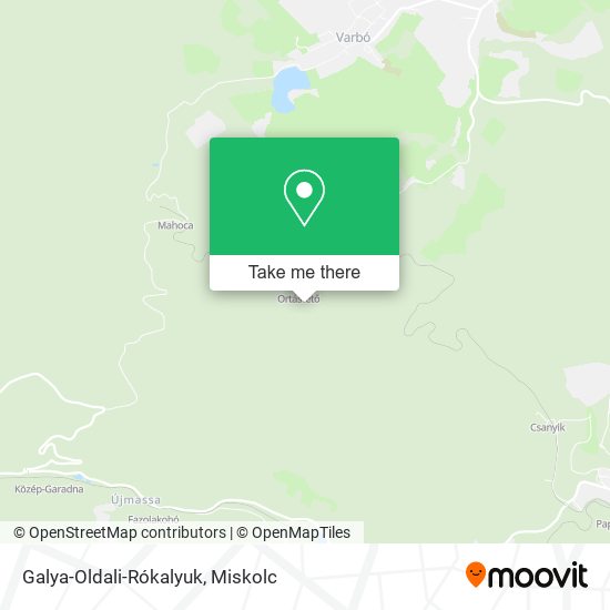 Galya-Oldali-Rókalyuk map