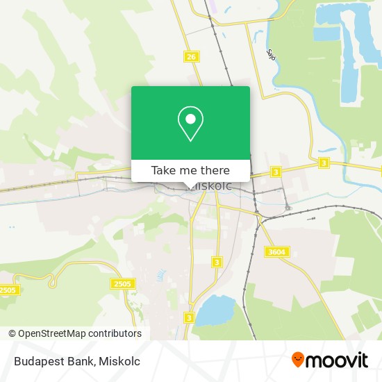 Budapest Bank map