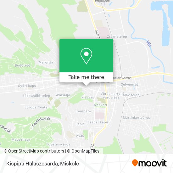 Kispipa Halászcsárda map