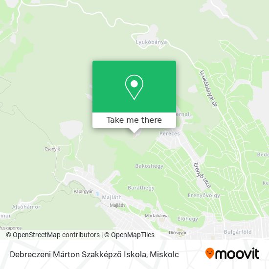 Debreczeni Márton Szakképző Iskola map