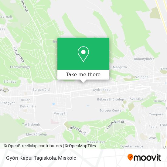 Győri Kapui Tagiskola map