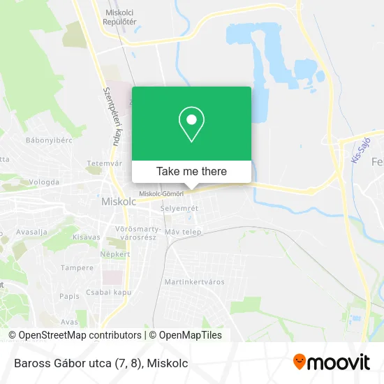 Baross Gábor utca (7, 8) map