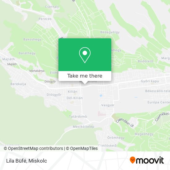 Lila Büfé map