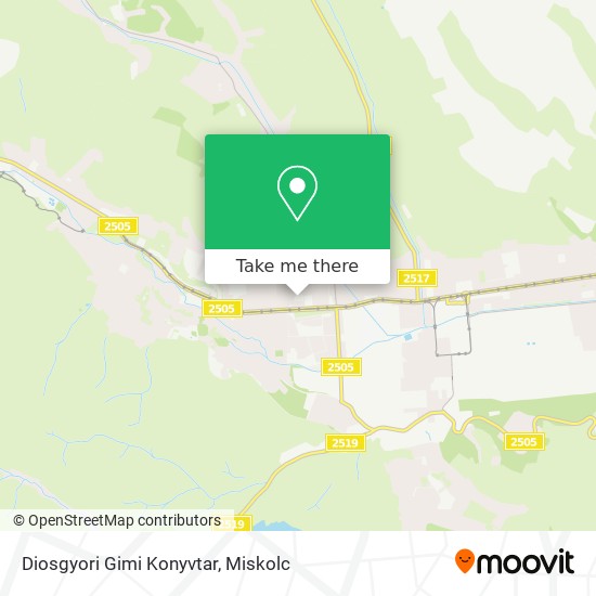 Diosgyori Gimi Konyvtar map