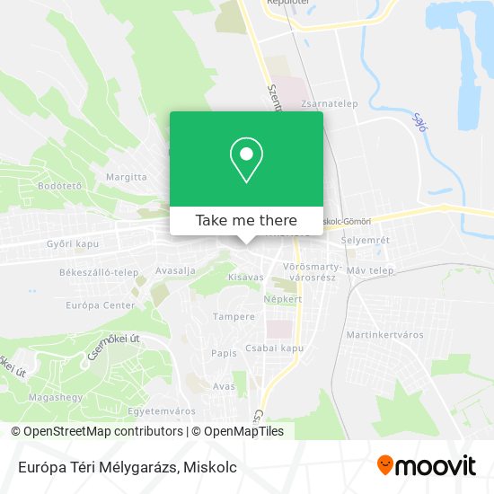 Európa Téri Mélygarázs map