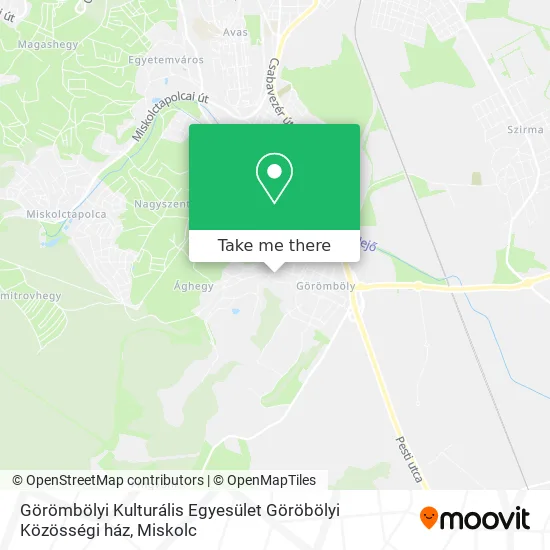 Görömbölyi Kulturális Egyesület Göröbölyi Közösségi ház map