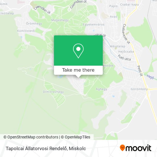 Tapolcai Állatorvosi Rendelő map