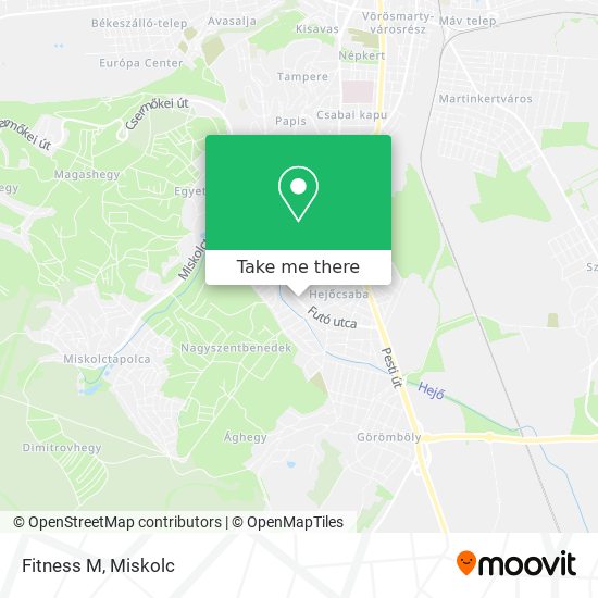 Fitness M map