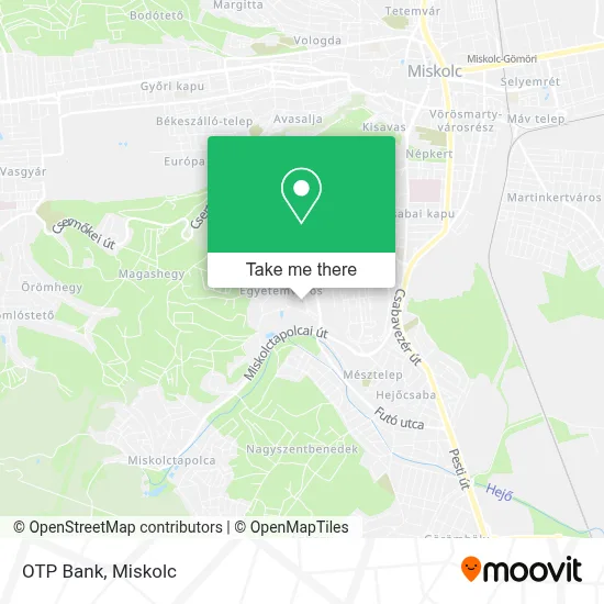 OTP Bank map