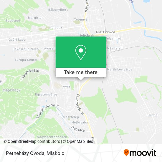 Petneházy Óvoda map