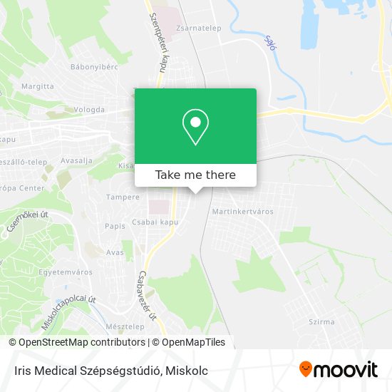 Iris Medical Szépségstúdió map