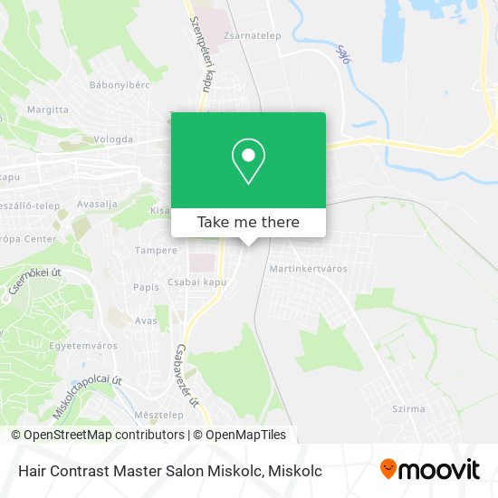 Hair Contrast Master Salon Miskolc map