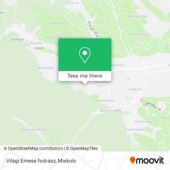 Világi Emese fodrász map