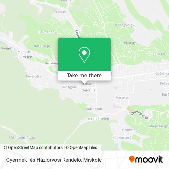 Gyermek- és Háziorvosi Rendelő map