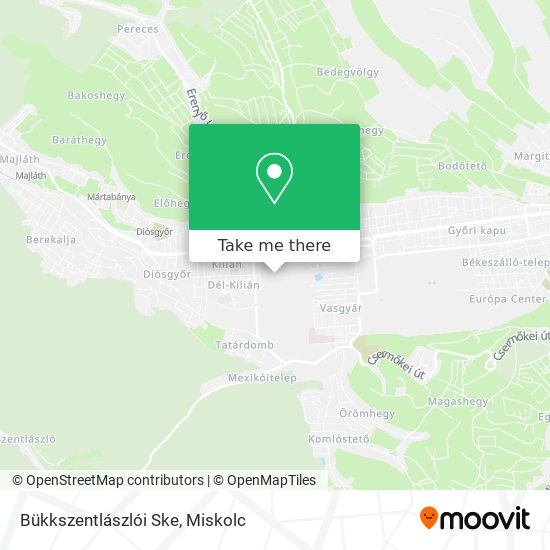 Bükkszentlászlói Ske map