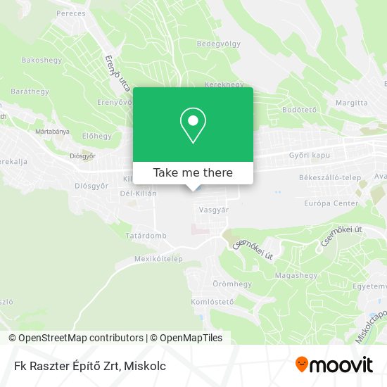 Fk Raszter Építő Zrt map