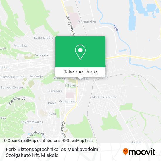 Ferix Biztonságtechnikai és Munkavédelmi Szolgáltató Kft map