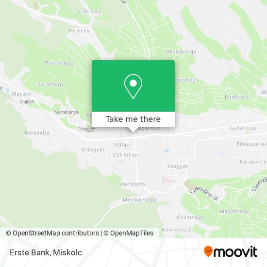 Erste Bank map