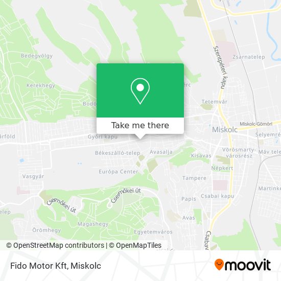 Fido Motor Kft map