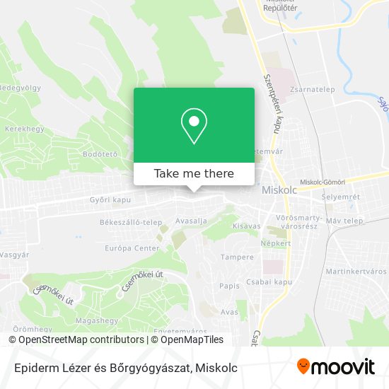 Epiderm Lézer és Bőrgyógyászat map