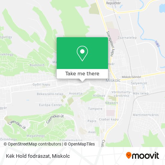 Kék Hold fodrászat map