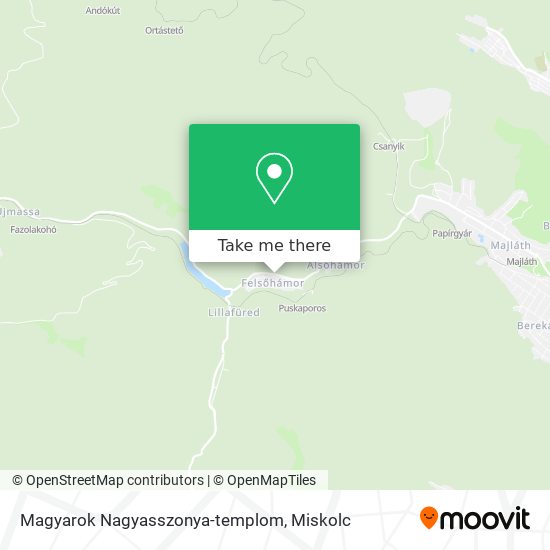 Magyarok Nagyasszonya-templom map