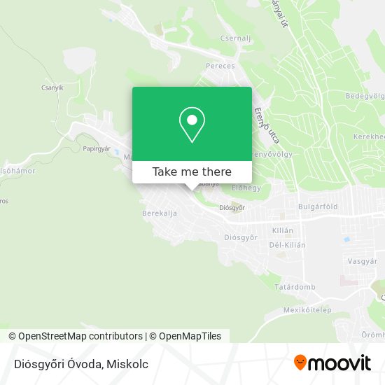 Diósgyőri Óvoda map