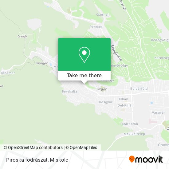 Piroska fodrászat map