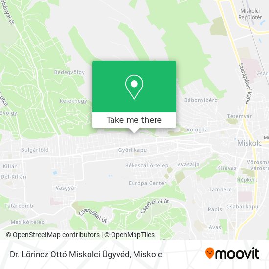 Dr. Lőrincz Ottó Miskolci Ügyvéd map