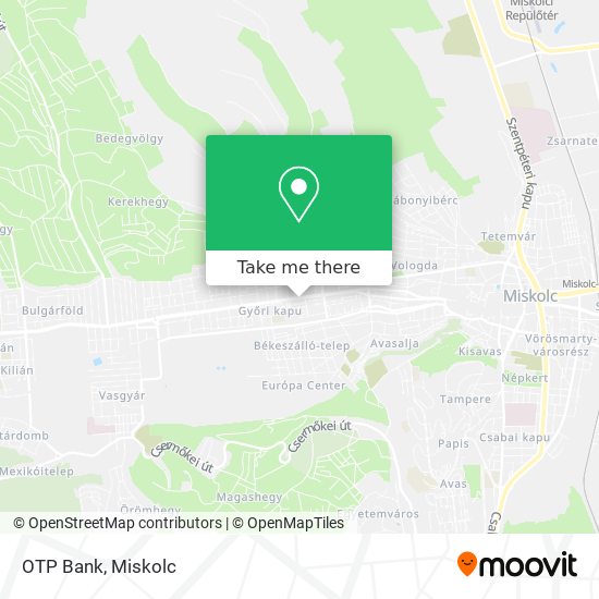 OTP Bank map