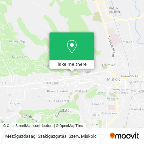 Mezőgazdasági Szakigazgatási Szerv map