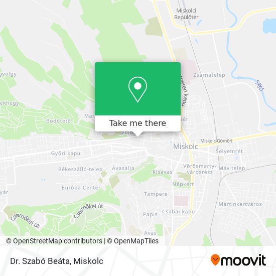 Dr. Szabó Beáta map