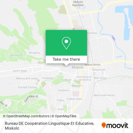 Bureau DE Coopération Lingustique Et Educative map