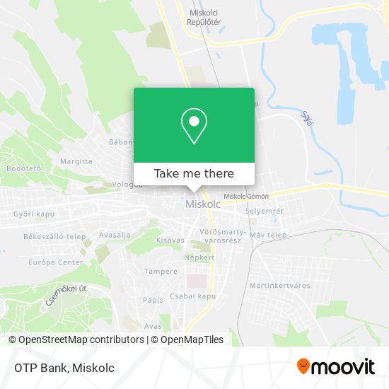 OTP Bank map